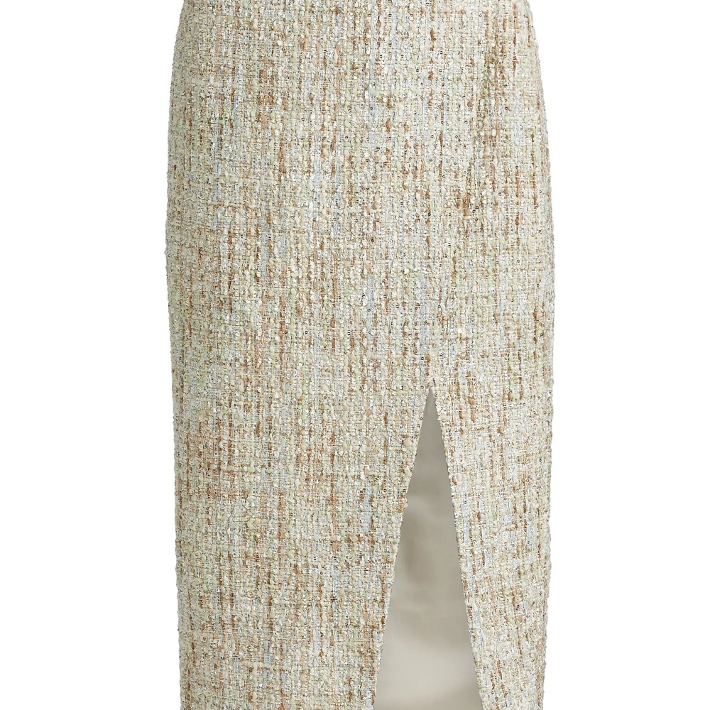 Toccin - Kate Tweed Button Wrap Skirt sz 6 - NWOT